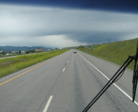 Weather moving in - Missoula